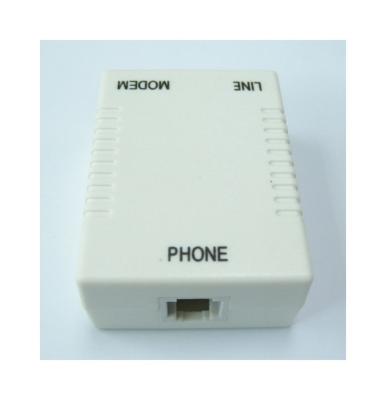 China Impedance Telecom Parts FX-US04-F4 ADSL Splitter Network ADSL RJ11 Telephone Voice Modem Splitter FX-US04-F4 for sale