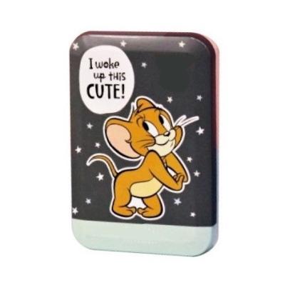 China Cute Flip Cover Tin Box Custom Design Rectangular Hinge Lid Metal Tin Box For Chocolate Candy Gift for sale