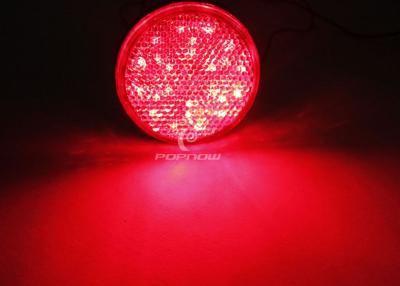 China Honda , Suzuki Red Truck Rear Round LED Brake Light / 24 SMD LED Motorcycle Brake Light for sale