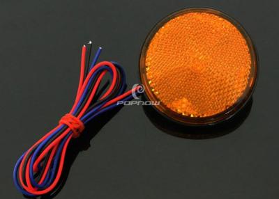 China Low Power Yellow Truck LED Brake Light / Rear Round 24 LED Light for sale