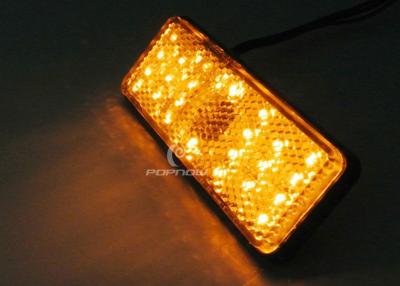 China Reflector LED Brake Lights Yellow , Flashing LED Brake Lights For Cars for sale