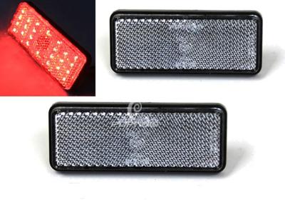 China Shockproof Clear Lens 3528 SMD 24 LED Brake Lights , LED Truck Brake Lights for sale