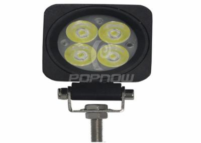 China 720LM IP67 6000k DC Black 12V Automotive LED Work Lights For Bus / Excavator for sale