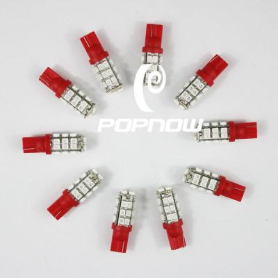 China Dashboard T10 WG 28smd 5050 Red Led Lighting For Cars for sale