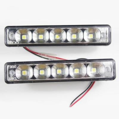 China Waterproof 3W DRL White LED Day Running Lights , Universal Model for sale