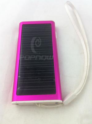 Chine Mini banque mobile portative solaire de puissance, réchauffeur solaire 1200mAh à vendre