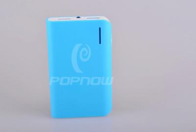 China Dual USB Ports Portable Mobile Power Bank 6000mAh with LED torch , Battery Check for sale