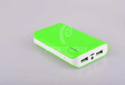 China OEM Dual USB Ports Portable Mobile Power Bank 6000mAh with LED Torch for sale