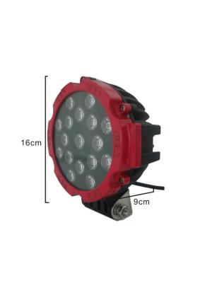 China Round High Power IP67 LED Work Lights Red 6.2