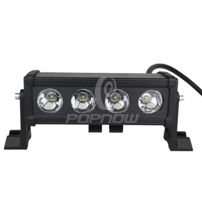 China Off Road 40w Single Row LED Working Lights Bar Spot Flood Beam For Automotive for sale