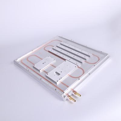 China Radiator Customized Aluminum / Copper Material Cold Plate Water Cooling Plate for sale