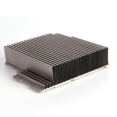 China Nickel Plated IGBT Heatsink Factory Price Bent Aluminum Fin Heatsink for sale