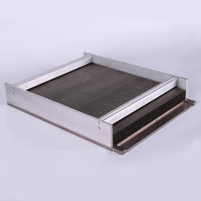 China Wholesale Heat Dissipation Factory Large Fin Radiator 100X25X10 Hollow Heatsink 600W for sale