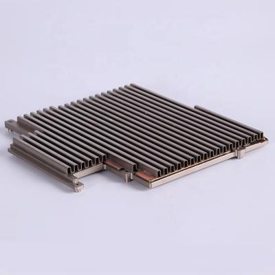 China Custom Heatsink Pcb Bent Fin Heatpipe Heatpipe Heatsink For Amplifier for sale