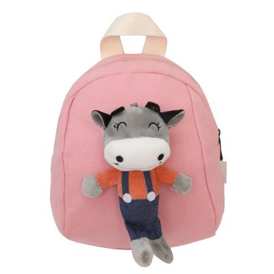 China Factory Wholesale Custom School Bags Fashion Nylon Kids Backpack Children Cartoon Backpack Kids Plush Mini School Bag for sale