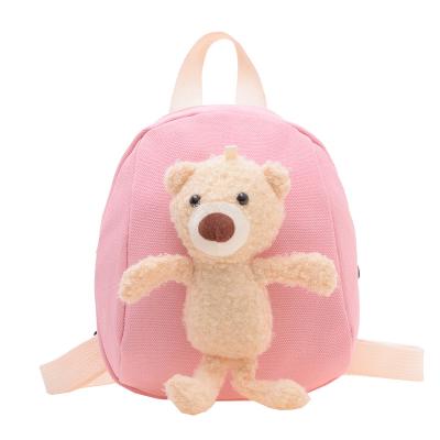 China New Nylon Colorful Baby Girls Handbag Children Shoulder Bag Cartoon Backpack Cute Mini Schoolbag Child Kids School Plush Bags For G for sale