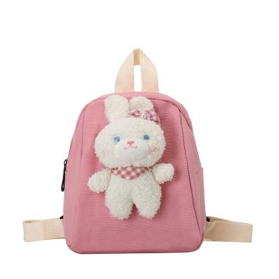 China 2023 Nylon Rabbit Cartoon Rabbit Backpack Shoulder Bag School Bag Knapsack Rucksack Packsack For Teenagers for sale