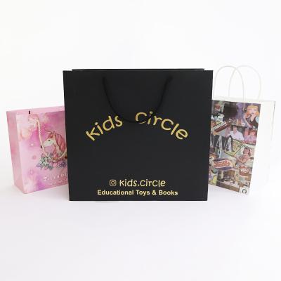 China China Supplier Low Price Recyclable Professional Customized Logo Color Paper Bag for sale