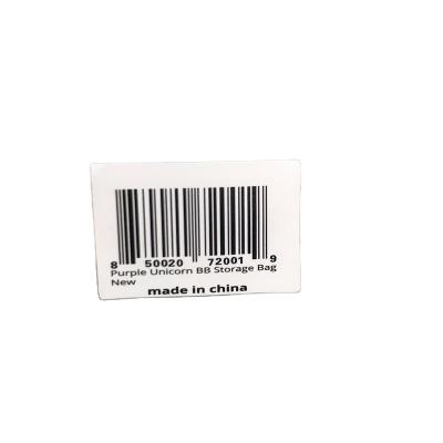 China Eco - Friendly Barcode Sticker Printing Silver Sticker Labels Printed Sticker Adhesive Printing Paper for sale