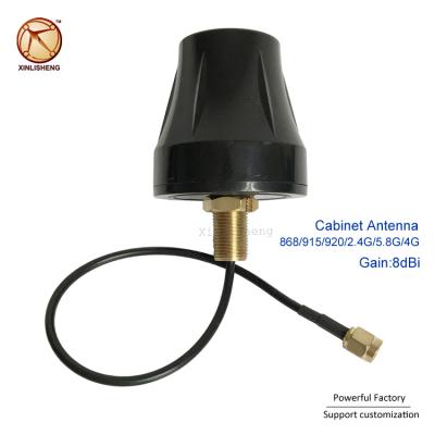 China High Performance 433Mhz 920Mhz 2.4G 5G Screw Mount 8dBi Lora 868Mhz Pure Copper Waterproof Antenna for sale