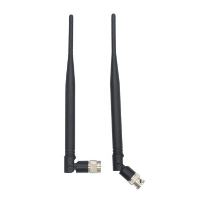 China Frice price 400~900Mhz 7dbi whip antenna for wireless microphone with BNC TNC male connector H: 212mm (after bending 180mm*42mm for sale