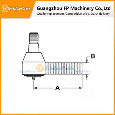 China 3000 3500 3550 4000 4500 420 535 C7NN3289B Tie Rod End 3000 RH 3500 3550 4000 4500 420 535 for sale