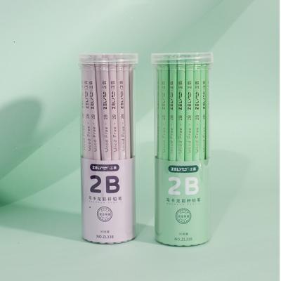 China Office & Popular School Pencil ZL338 Triangular Non-Toxic Fountain Pen Holder 2B Colored Pencil for sale