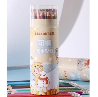 China Popular Hot Sale Kids Promotion ZL205 48 Colors 7 Inch Color Erasable Pencil for sale