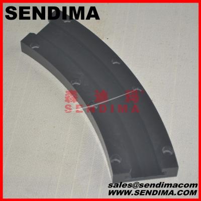 China Plastic UHMWPE Sheet UHMWPE Chain Guide Rail / Curved Orbit / Guide Rail Manufacturer for sale