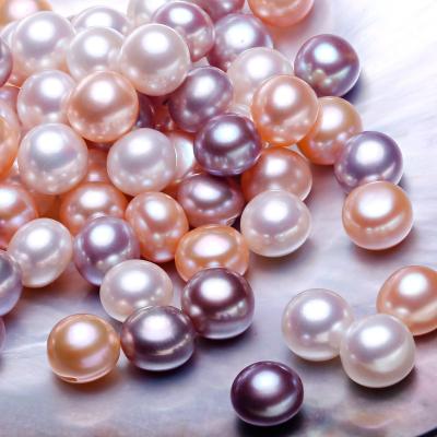 China Trendy Cultured Freshwater Pearls Half Drilled Hole Button 3-15mm 3A 4A Real Pearl Wholesale Natural Loose Akoya Freshwater Pearls for sale