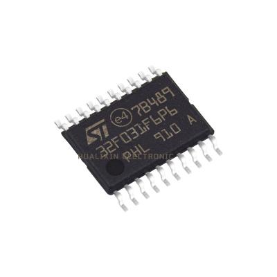 China STM32F031F6P6 standard in microcontroller MCU TSSOP20 chip running original new STM32F031F6P6 for sale