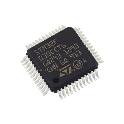 China Original smd standard components chip semiconductor microcontroller MCU IC microcontroller MCU IC STM32F030CCT6 LQFP48 stock for sale