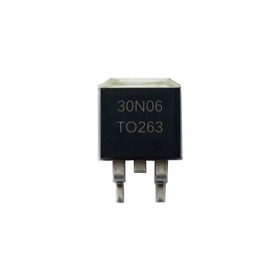 China Original N-channel 60V 50A TO-263 standard power MOSFET 30N06 smd transistor hualichip integrated circuit IC MOS 30N06 for sale