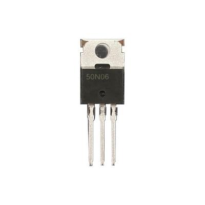 China Original N-channel 60V 60A TO-220 standard power MOSFET 50N06 smd transistor hualichip integrated circuit IC MOS 50N06 for sale