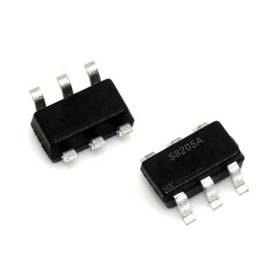 China Original S8205A N+N-channel 20V 6A SOT23-6 standard power MOSFET smd transistor hualichip integrated circuit IC MOS S8205A for sale