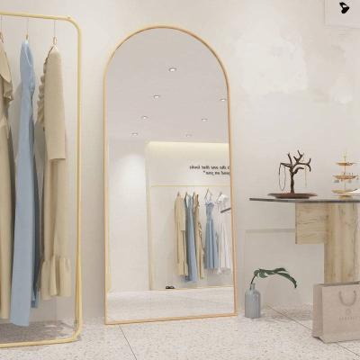 China Industrial Hot Selling European Style Floor Decorative Standing Dressing Mirror For Home for sale