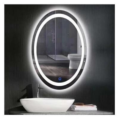 China Magnifying Bathroom LED Cosmetic Makeup And Dressing Mirror With Touch Screen for sale