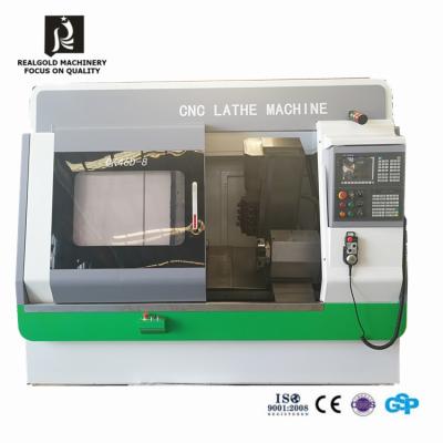 China Cheap Machinery Repair Shops China Slope Bed CK46D-8 CNC Lathe With Driving Tool for sale