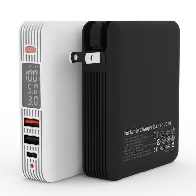 China High Quality Portable AC Adapter Wall Charger 2020 OEM Power Banks 10000mAh Wireless Type-c Smart Powerbank Mutifunction Wireless Chargers for sale