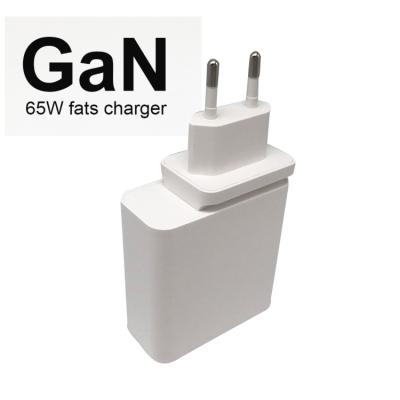 China UniversalÂ   PD Qc3.0 Single Port Usb C Fast Charging Usb Fast Charger Gan Adapter 65w Gan Charger for sale