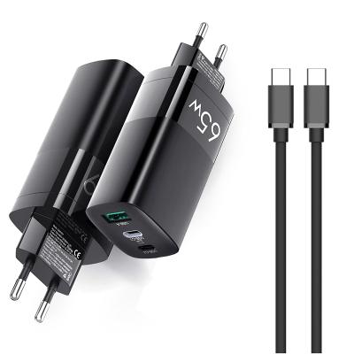 China UniversalÂ   MI Laptop Charger 65w 3-Port PD GaN Wall Plug Charger Foldable Fast Charging Laptop Adapter for sale