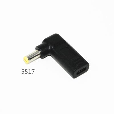 China For Brands Laptop Notebook Power Adapter Connector DC Plug USB Type C Female To Universal Male Jack Converter Charger for sale