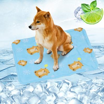 China Cooling Bag Pet Warm Self Stocked Summer No Freeze Self Cooling Waterproof Dog Cooling Mat Pet Cool Pad for sale