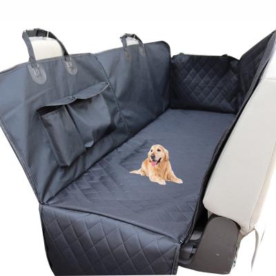 China Best Stocked Selling Waterproof Pet Car Seat Cover For Back Seat With Storage Pockets Dog Car Seats for sale