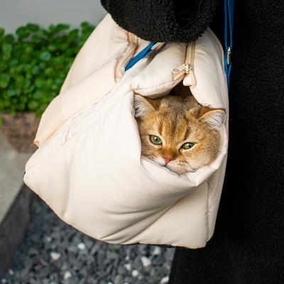 China Hot Sale Hand Carry Pet Carrier Bag Dog Cat Viable Washable Breathable Outdoor Small Carrier Bag for sale