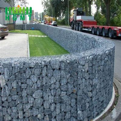 China Strong Cheap Price Galvanized Welded Rock Gabion Basket Garden Fence Gabion For Retaining Wall for sale