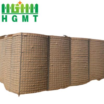 China 75*75mm Welded Galvanized Blast Retaining Wall Defensive Barrier Sandbag Barriers Gabion Retaining Wall Defensive Blast Wall for sale