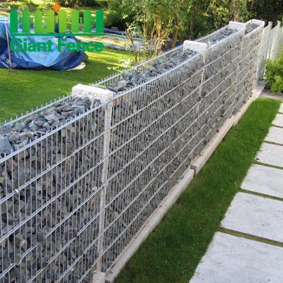 China Easy Installation Beautiful Welded Box Cages Gabion Fence Iron Wire Mesh for sale