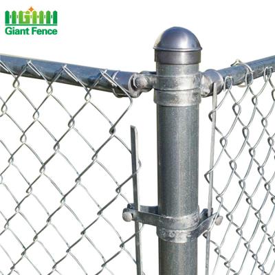 China Fence Mesh Wholesale Price Hot Dip Galvanized Chain Link 6ft Used Fence for sale