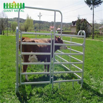 China Easily Assembled Hot Dip Galvanized Steel Galvanized Metal Iron Fence Panels Farm Cattle Fence for sale